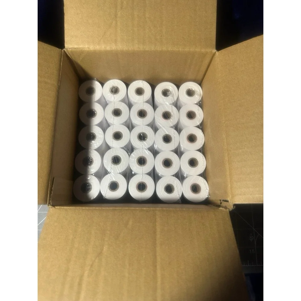 40 Rolls 2 1/4 x 50' Thermal Paper Credit Card & Cash Register POS Receipt Paper